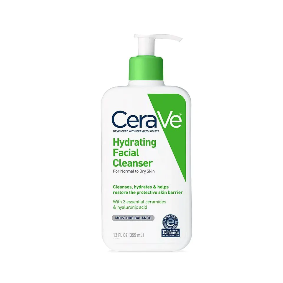 Cerave-Hydrating-Facial-Cleanser CeraVe Hydrating Facial Cleanser (355ml) Normal to Dry Skin Made in USA 🇺🇸 - Image 1