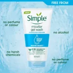 Simple Micellar Gel Face Wash 150ml - Image 3